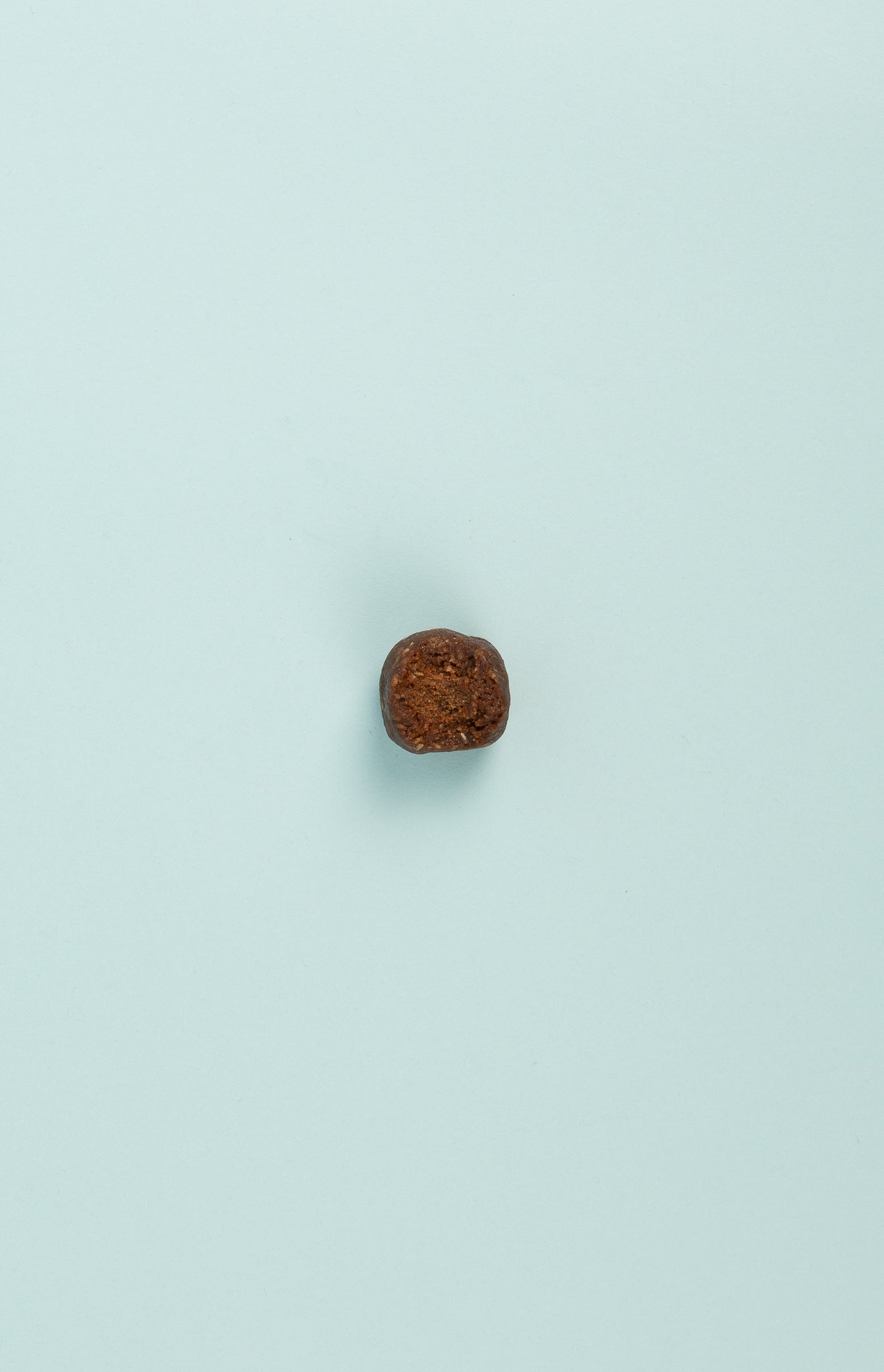 Ceres Organics Organic Wholefood Fudgy Bites - Double Chocolate on a light blue background.