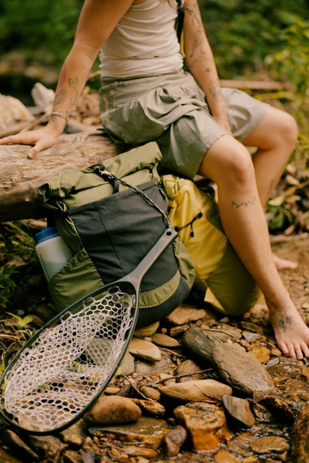 Pa'lante Desert Pack Large - Pine Gridstop/Black Mesh | Coffee Outdoors