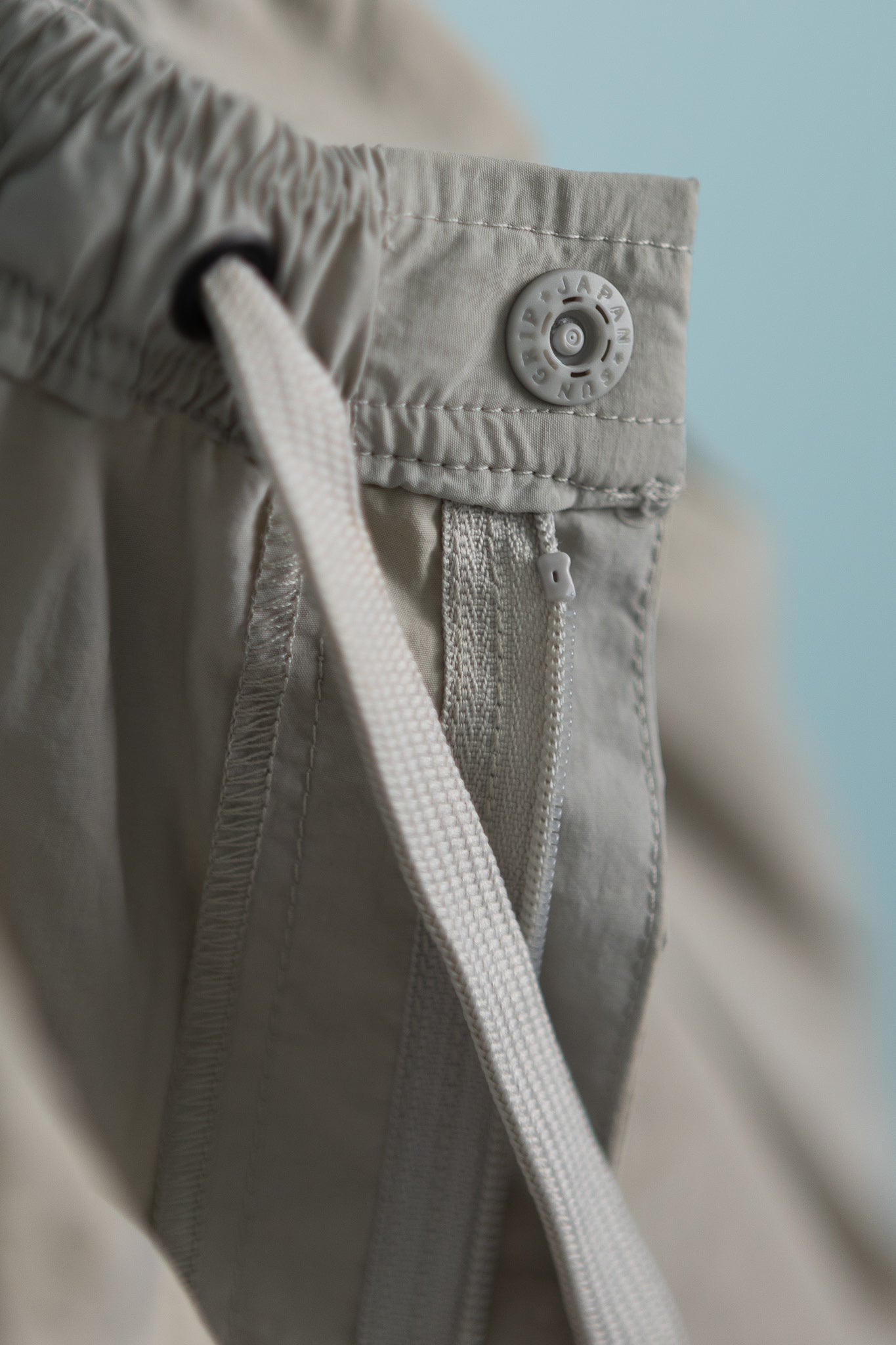 Snow Peak Nylon Tussah Utility Skirt in Light Grey, view 4.