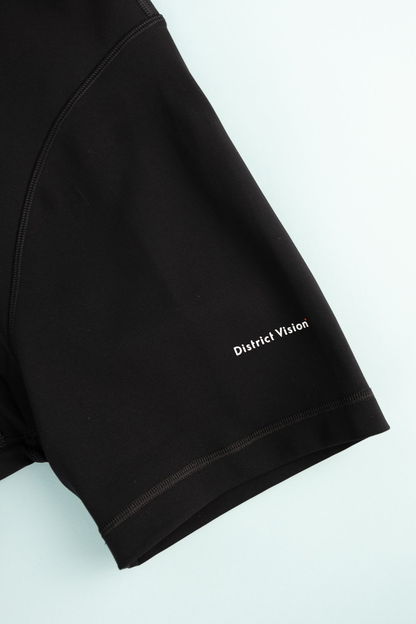 District Vision Women's 5 Inch Studio Half Tight in Black, view 2.