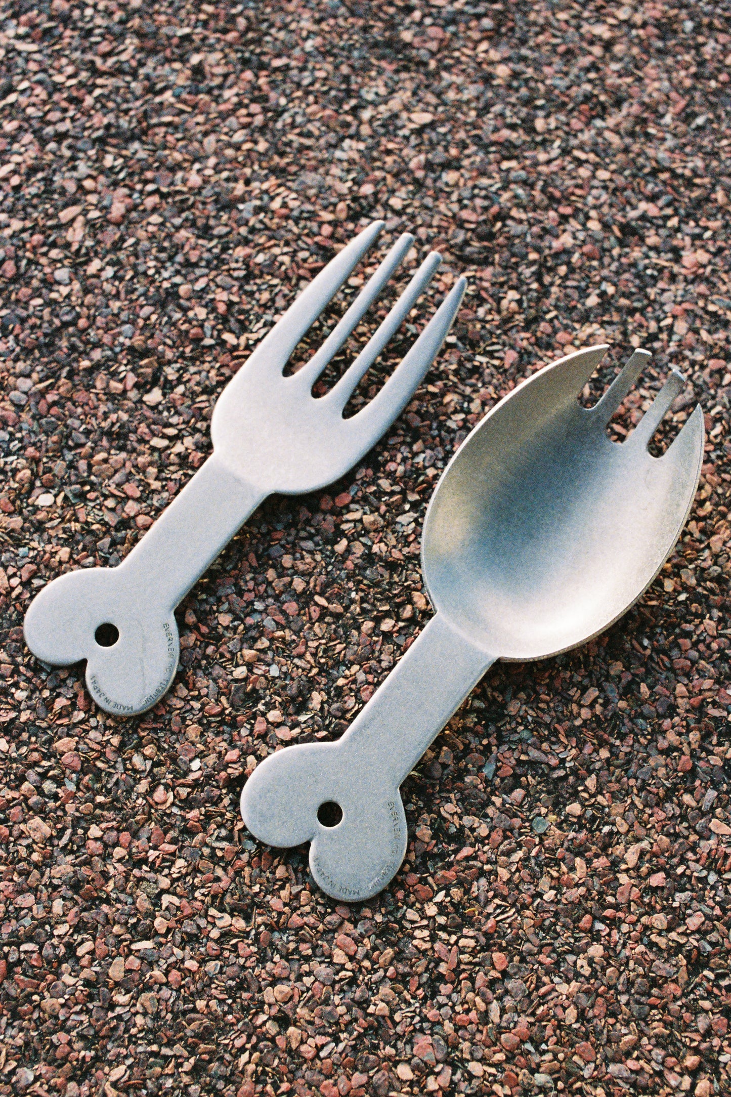 Evernew Tim² Titanium Spork, view 2.