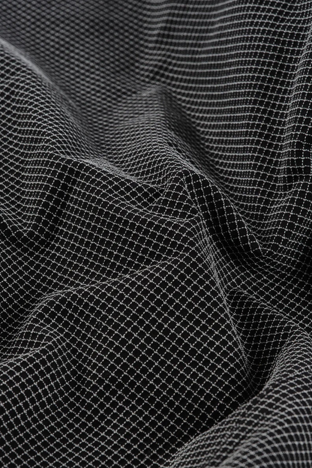 Pa'lante Hiking Shorts in Black Uhmwpe Grid Mesh, view 3.