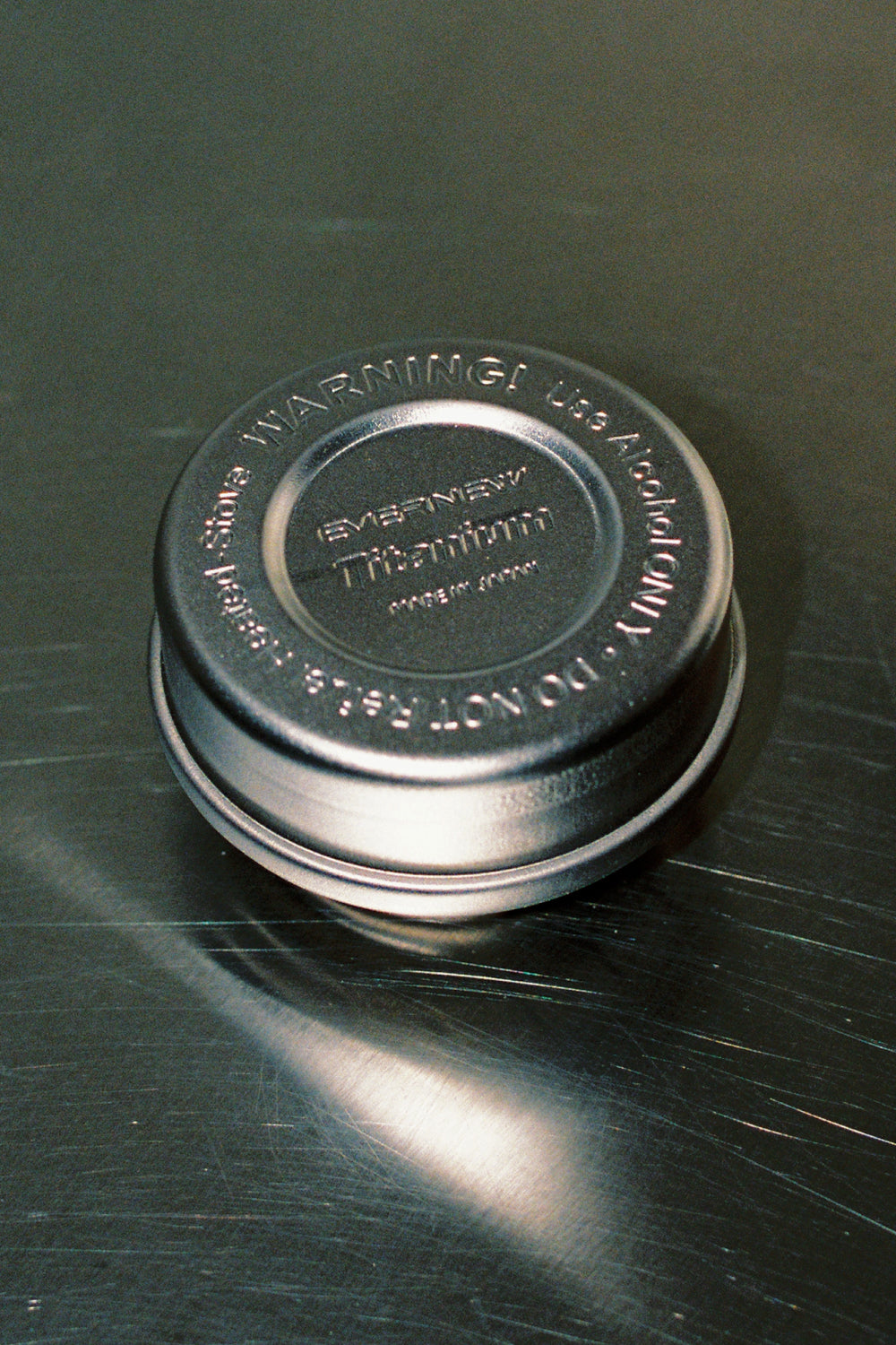 Evernew Titanium Alcohol Stove, view 4.