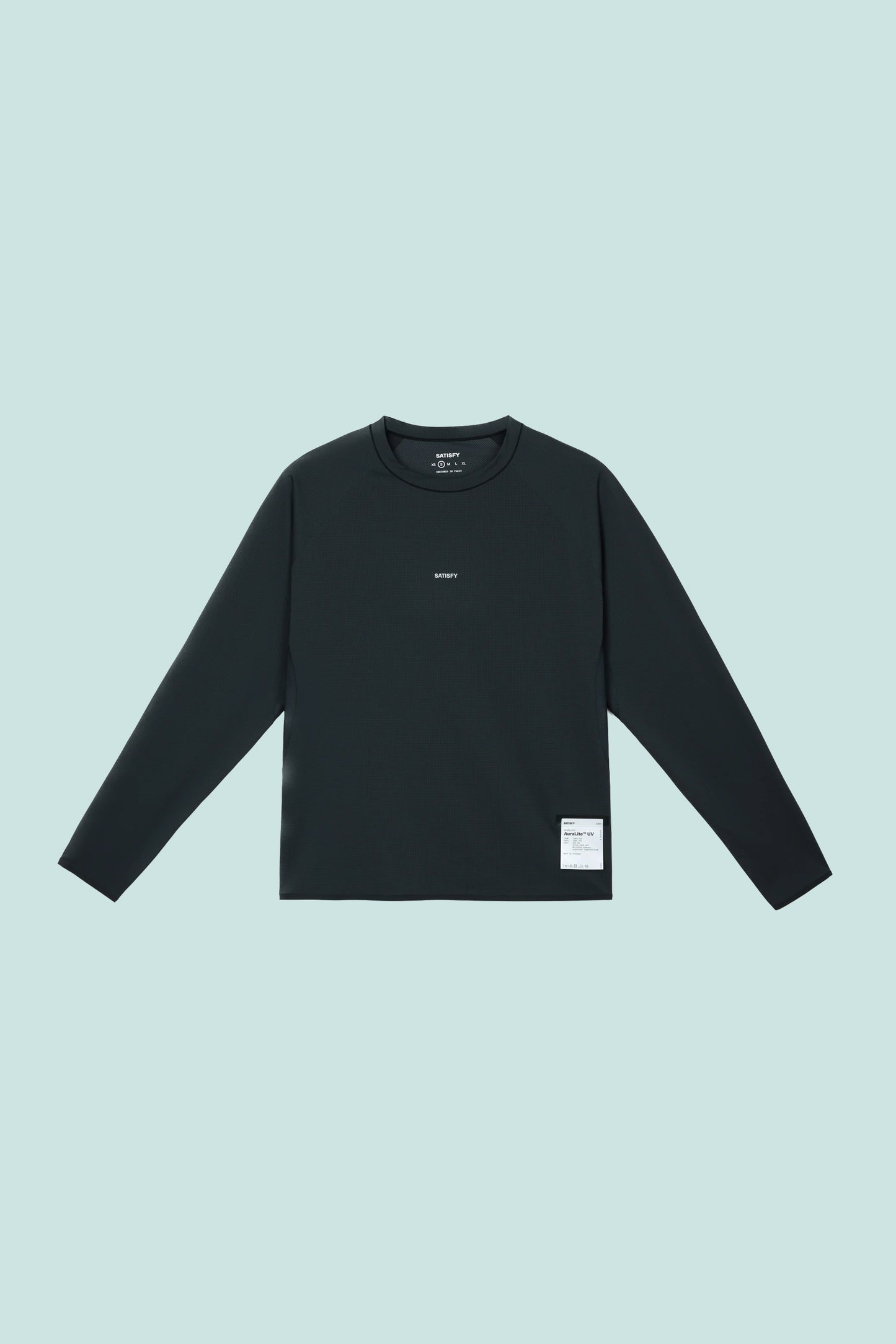 Satisfy Women's AuraLite™ UV Long Tee in Black.
