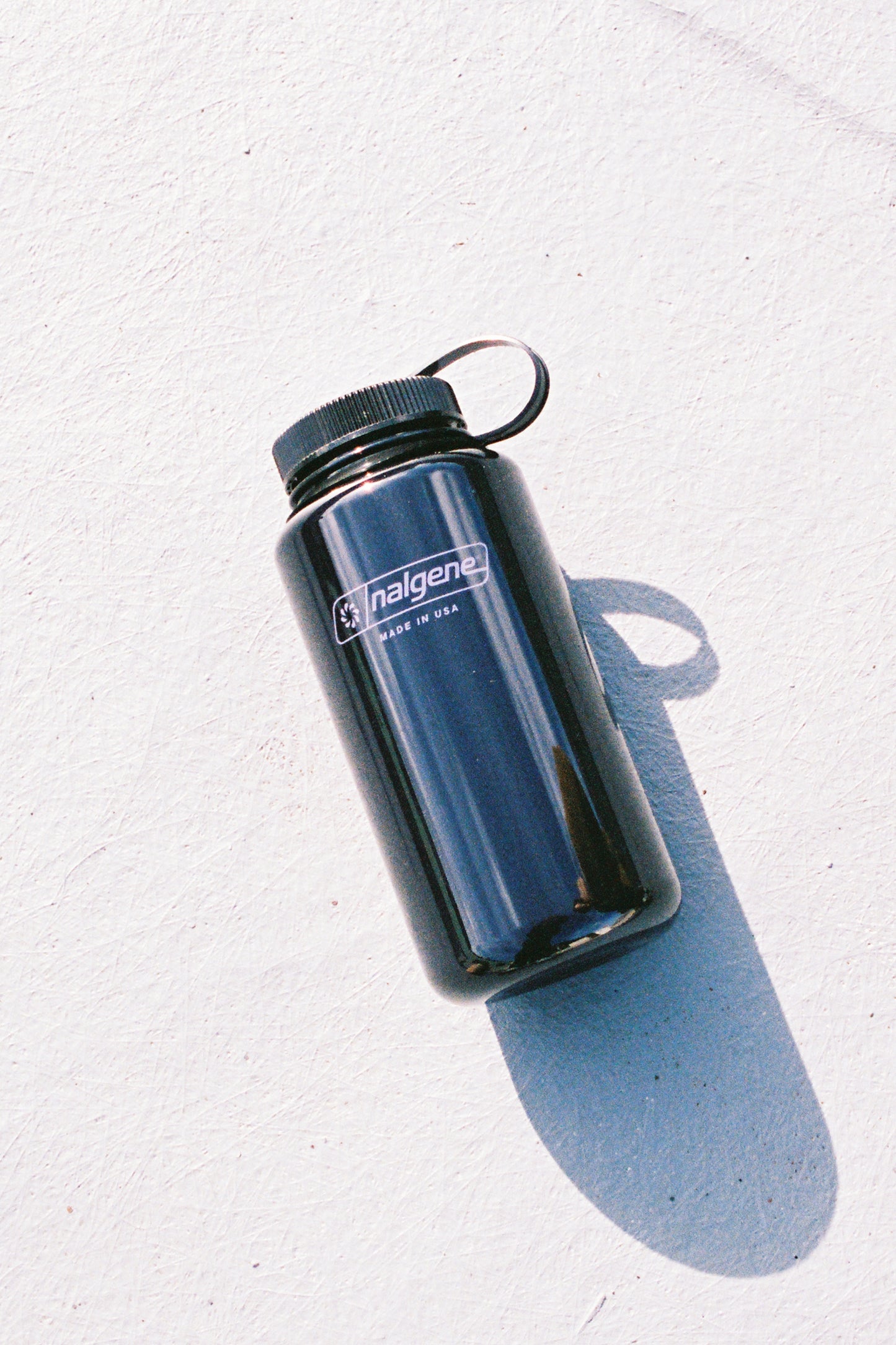 Nalgene Sustain W/M 1L in Odyssey Grey, leakproof water bottle for hydration on the go.