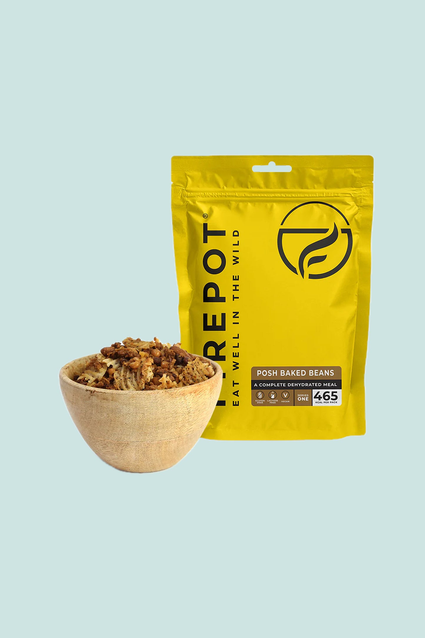 Firepot Posh Baked Beans, Regular Serving.