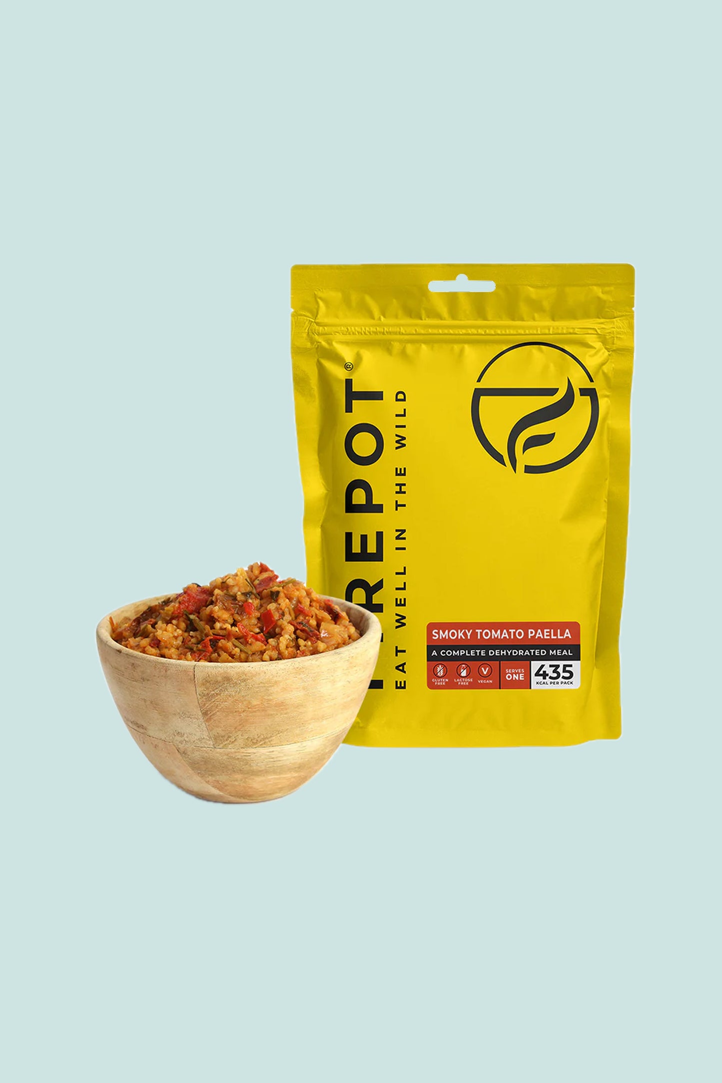 Firepot Smoked Tomato Paella, Regular Serving.