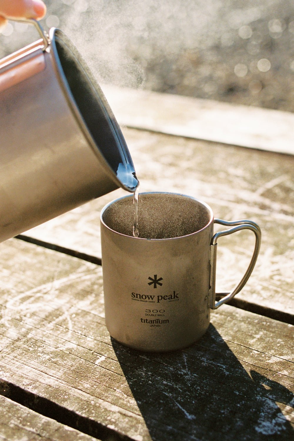 Snow Peak Titanium Double Wall Cup | NZ | Coffee Outdoors