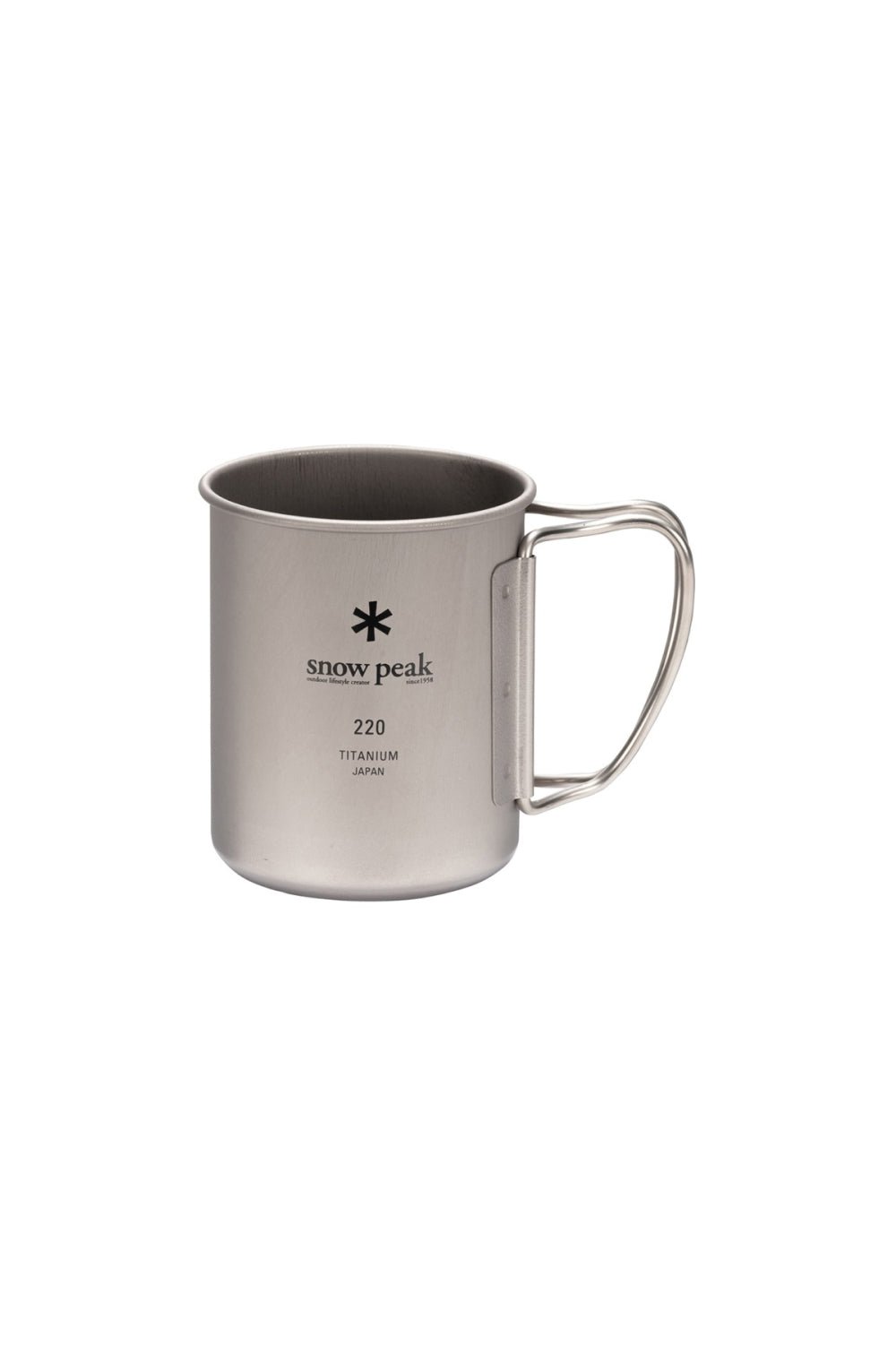 Snow Peak Titanium Single Wall Cup 220 | Coffee Outdoors