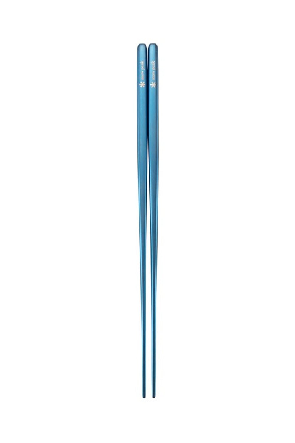 Snow Peak Titanium Chopsticks - Blue | Coffee Outdoors
