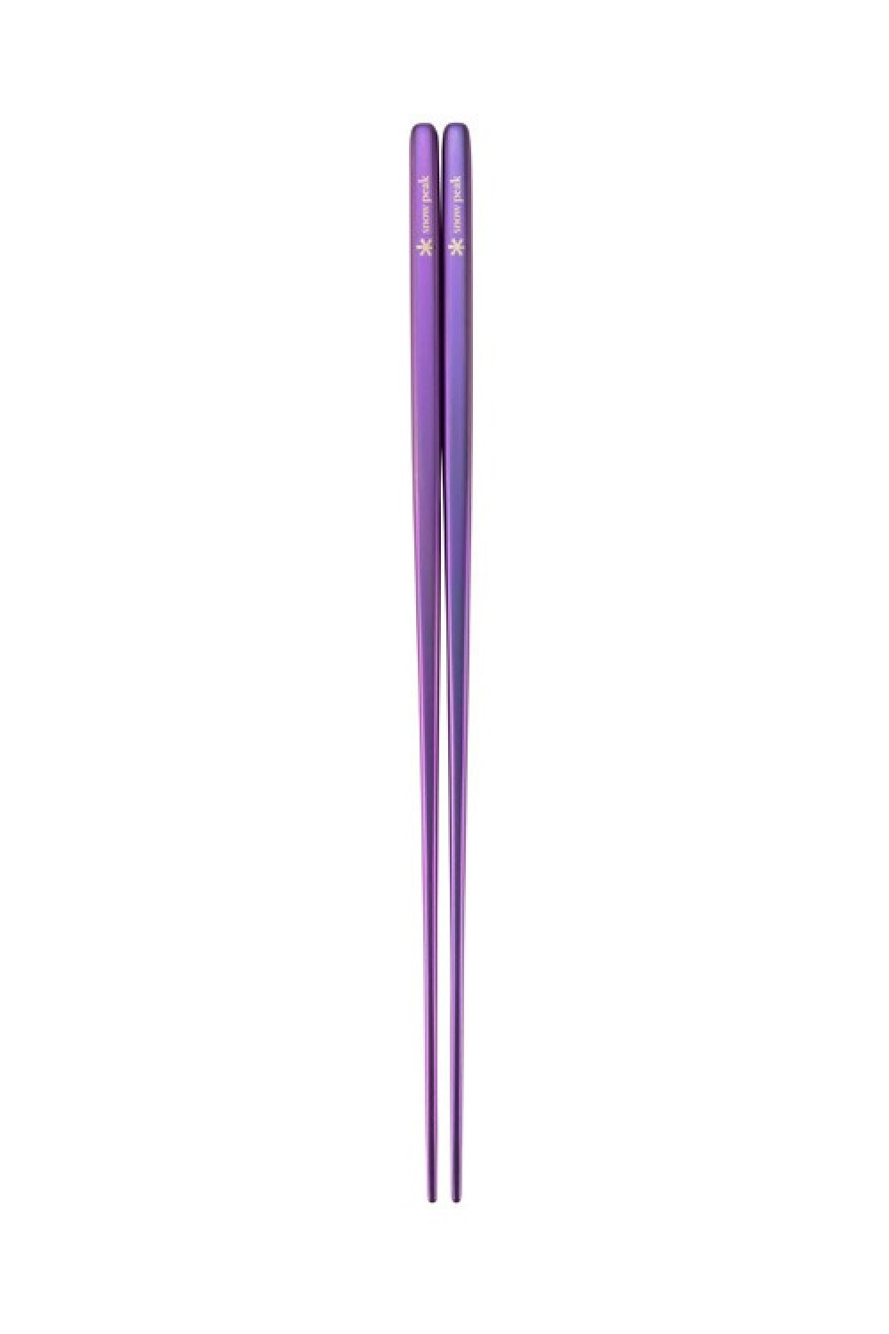 Snow Peak Titanium Chopsticks - Purple | Coffee Outdoors