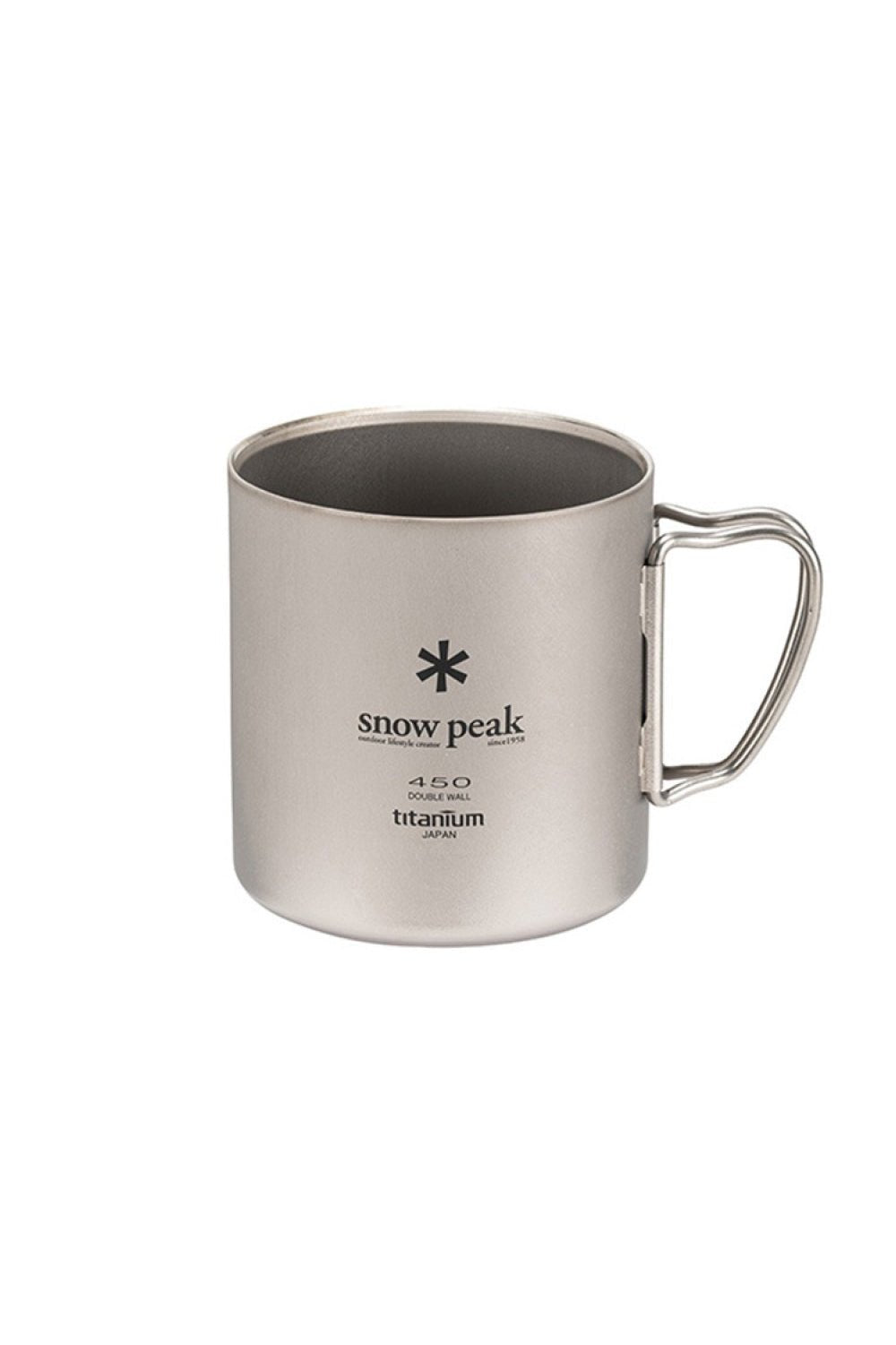 Snow Peak Titanium Double Wall Cup 450 | Coffee Outdoors