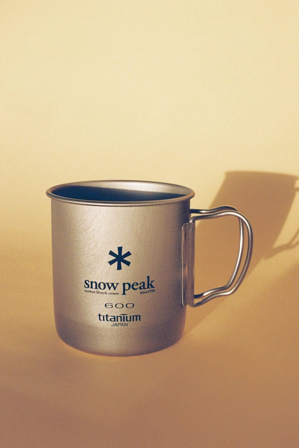 Snow Peak Titanium Single Wall Cup 600 | Coffee Outdoors