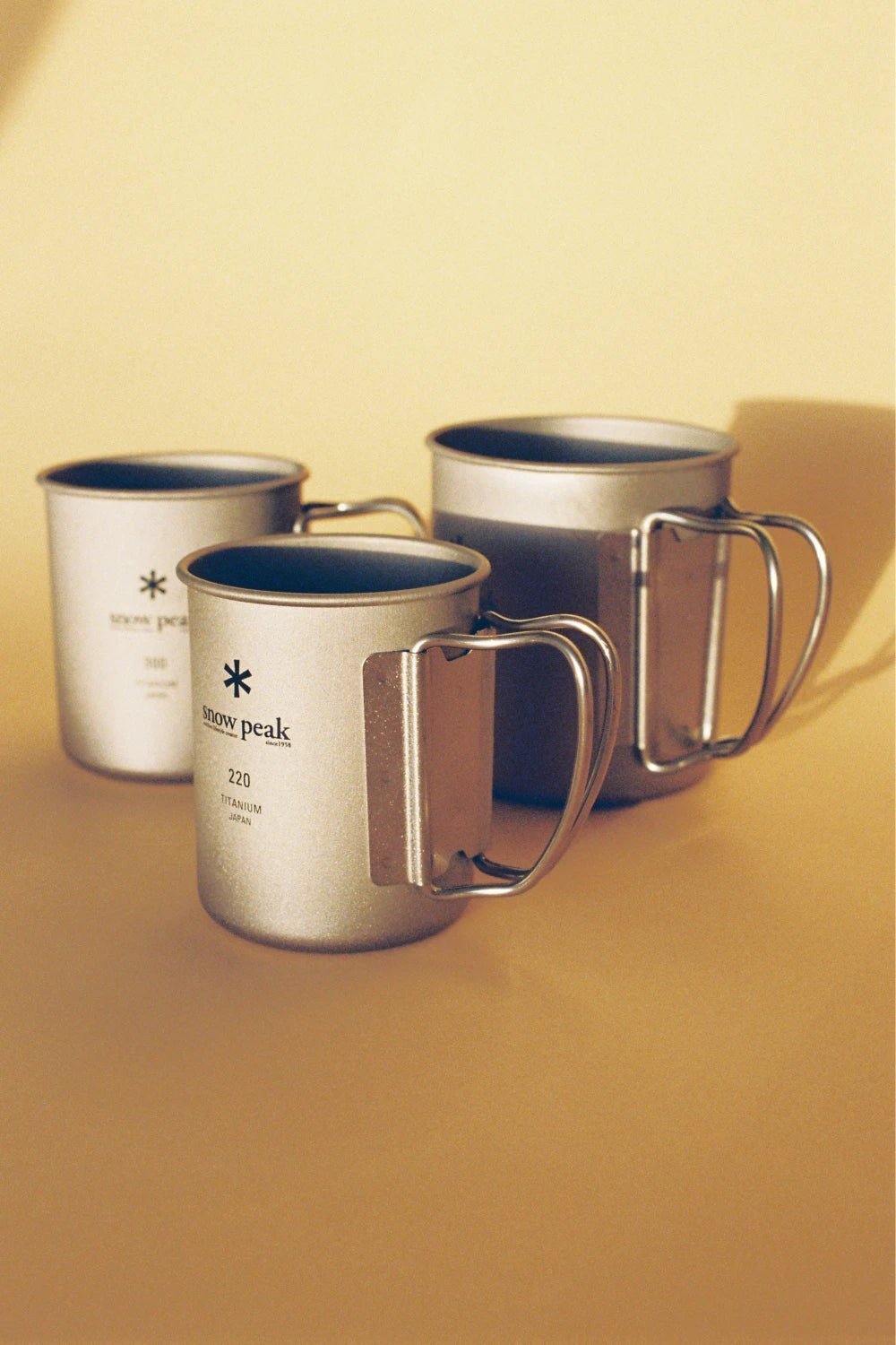 Snow Peak Titanium Single Wall Cup 220 | Coffee Outdoors