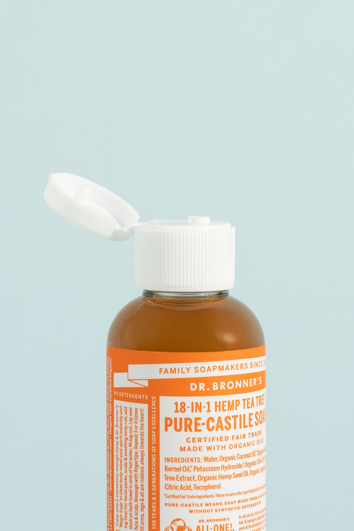 Hemp Tea Tree Pure-Castile Liquid Soap - 59ml