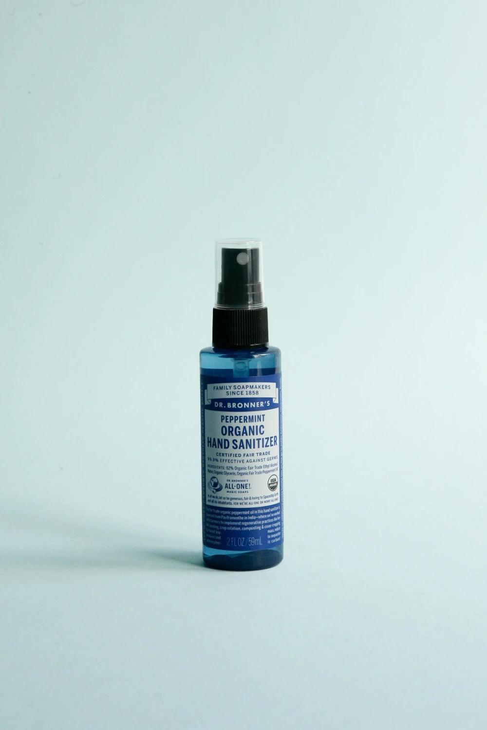 Dr Bronner's Peppermint Organic Hand Sanitiser 59ml