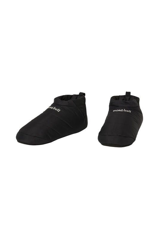Montbell Exceloft Camp Booties - Black | Coffee Outdoors