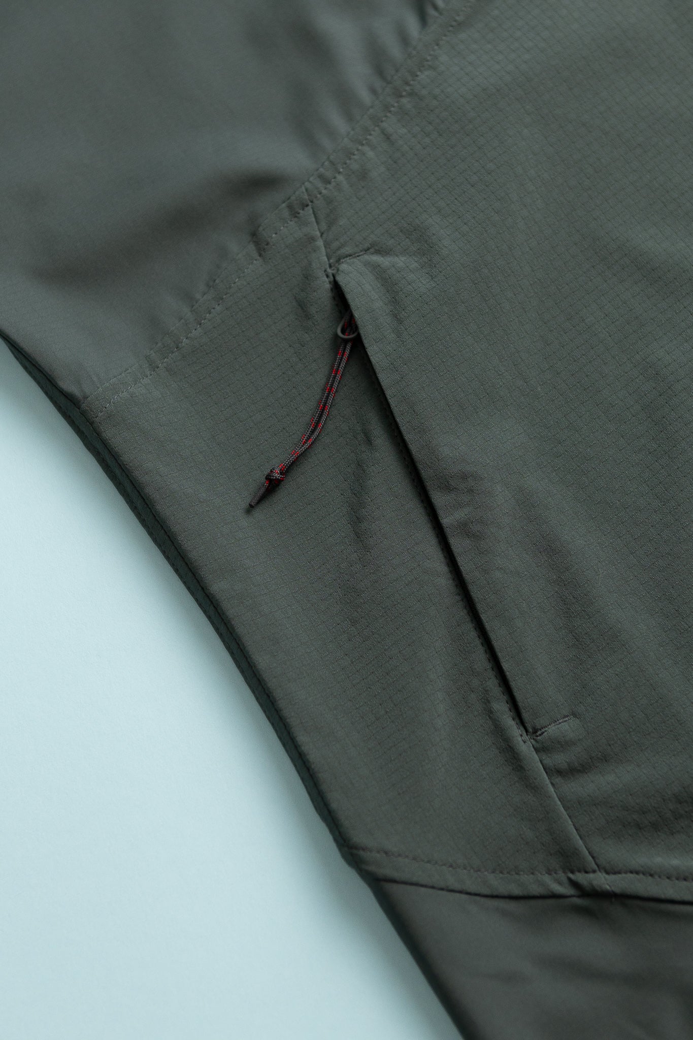 Klattermusen Men's Vingner Anorak in Dark Teal, view 5.