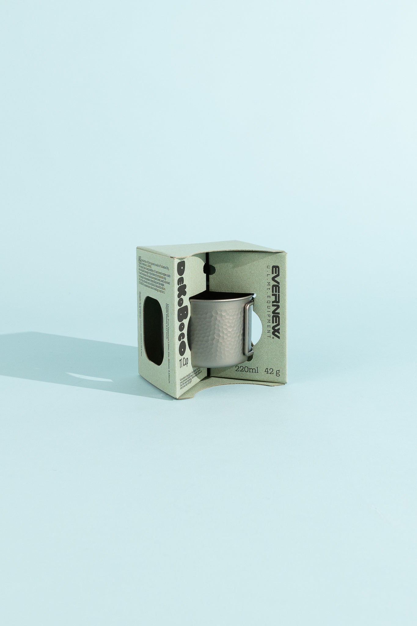 Evernew Dekoboco Titanium Cup, view 3.