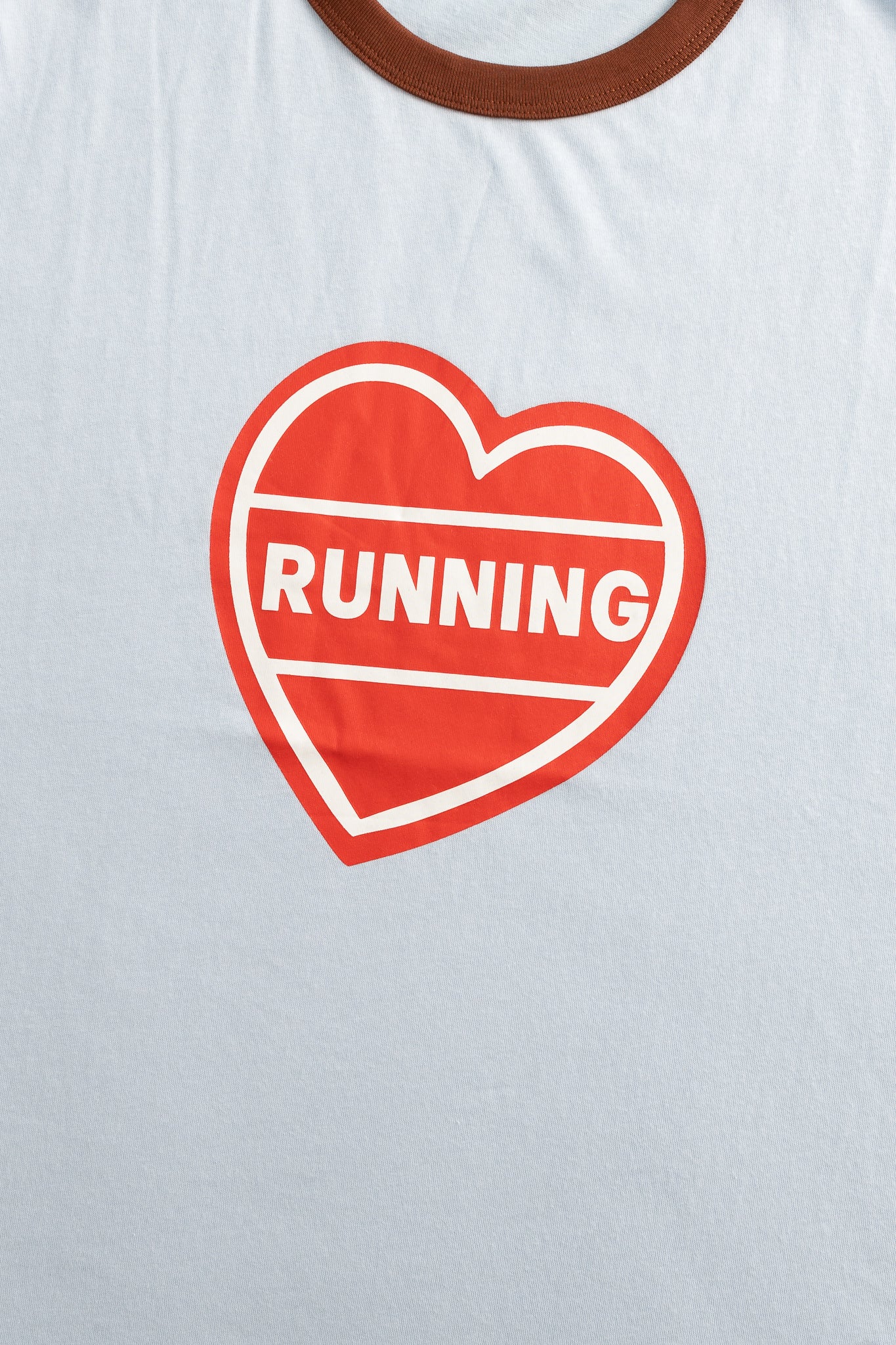 Alex Zono Ringer Tee in Blue Heart, view 5.
