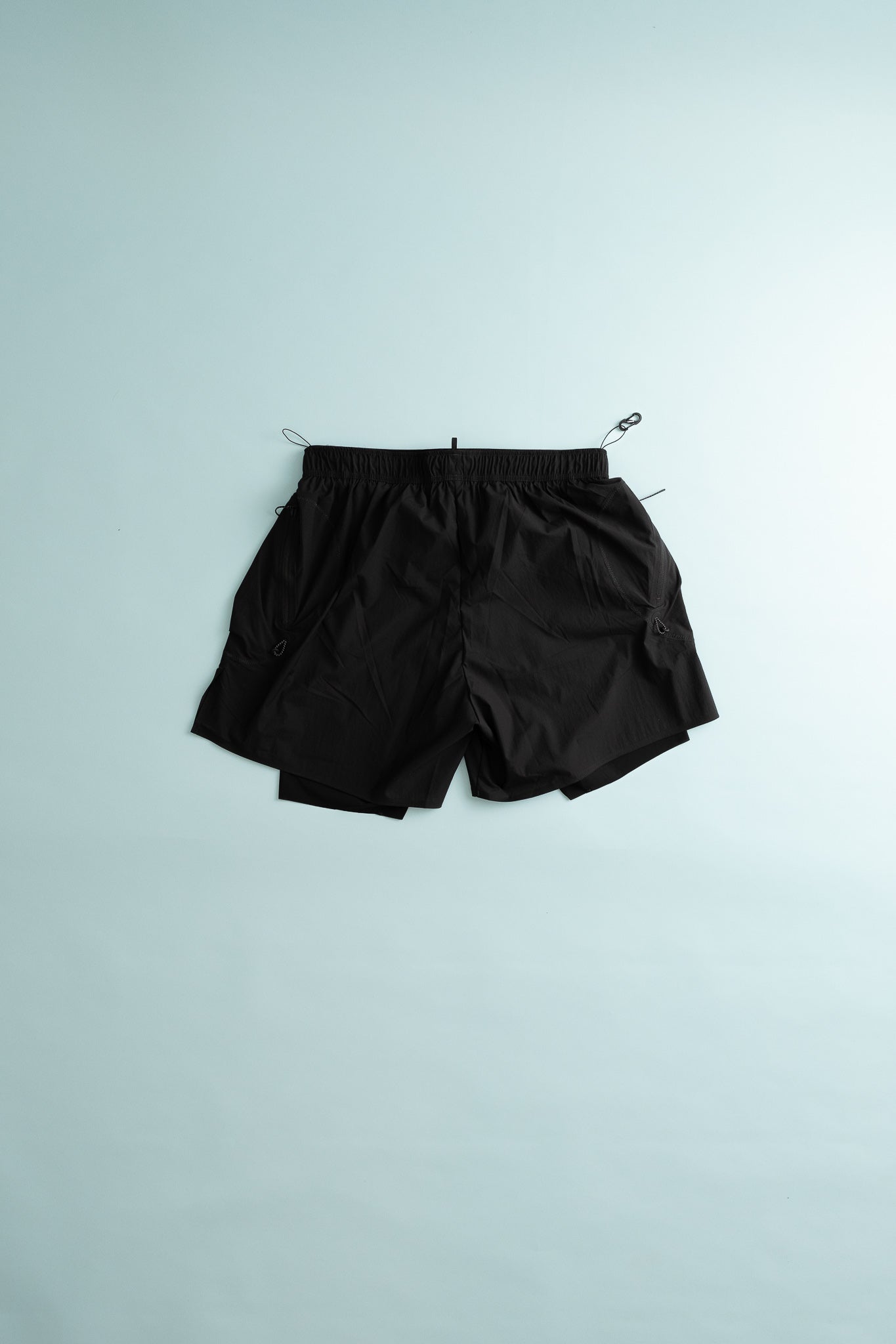 Satisfy Rippy™ Cordura® 5" Trail Shorts in Black, view 2.