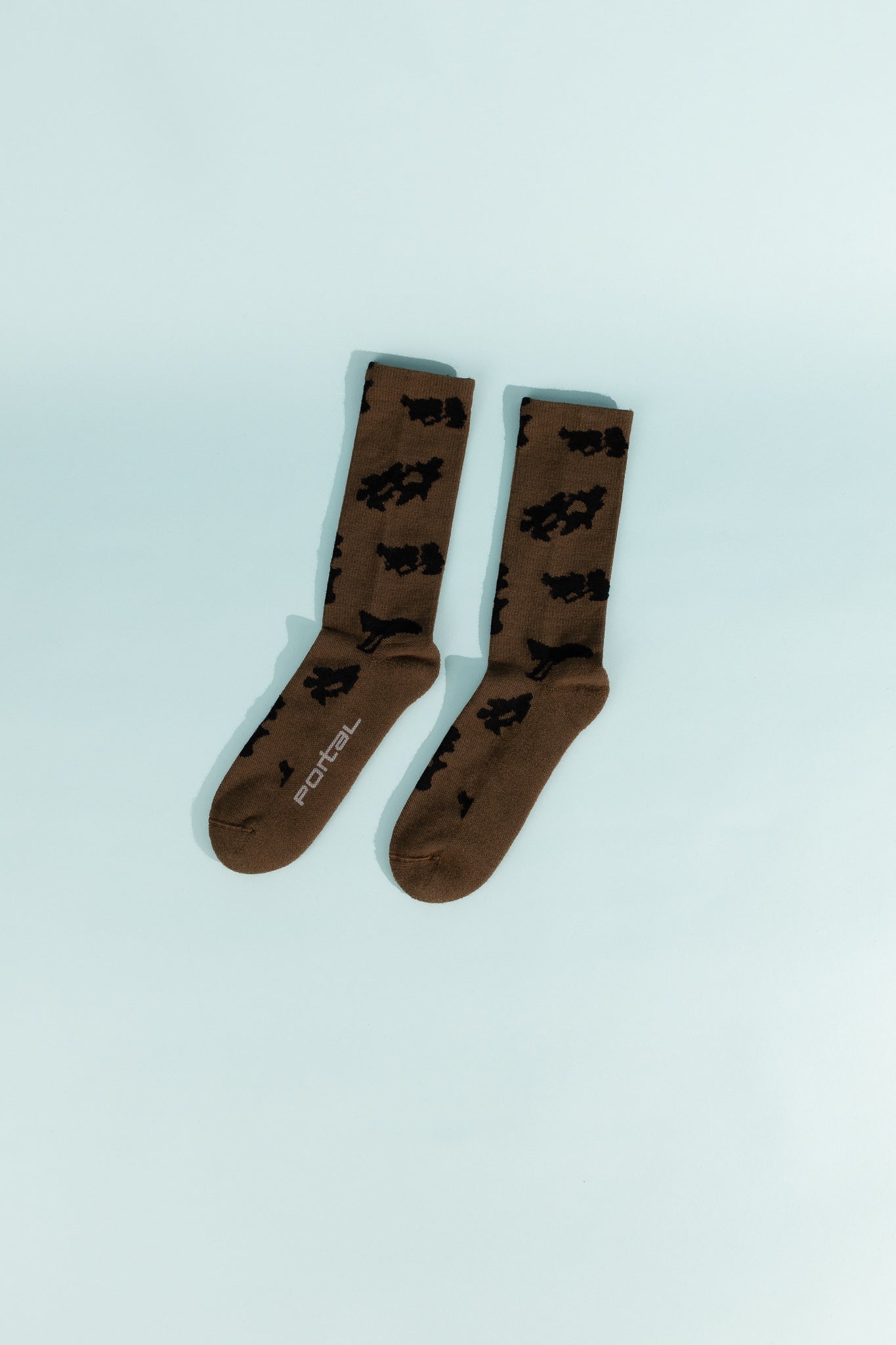 Portal Ritual Merino Sock in Slate Black.