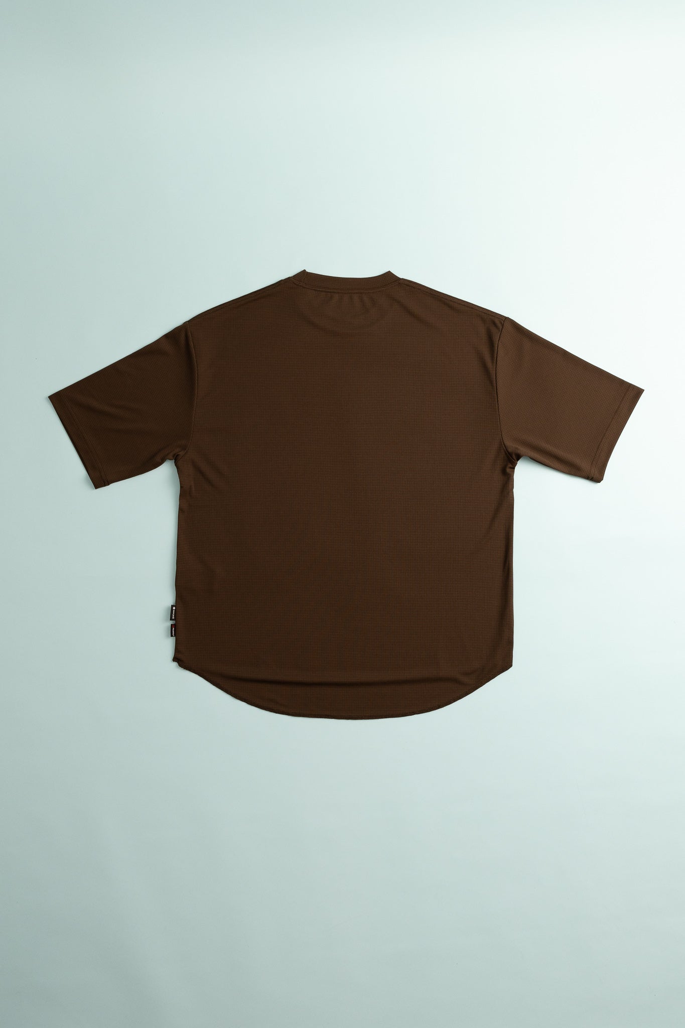 Snow Peak Polartec Power Dry Wide T-Shirt in Brown, view 2.