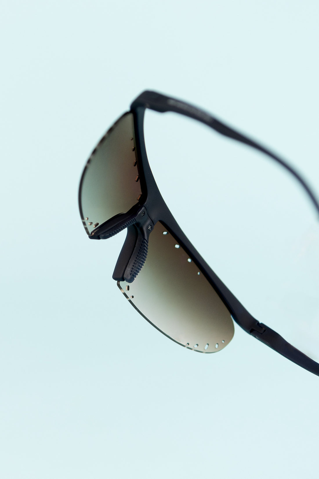 District Vision Koharu Eclipse PAF Sunglasses in Deep Sea/D+ Brown Gradient, view 4.