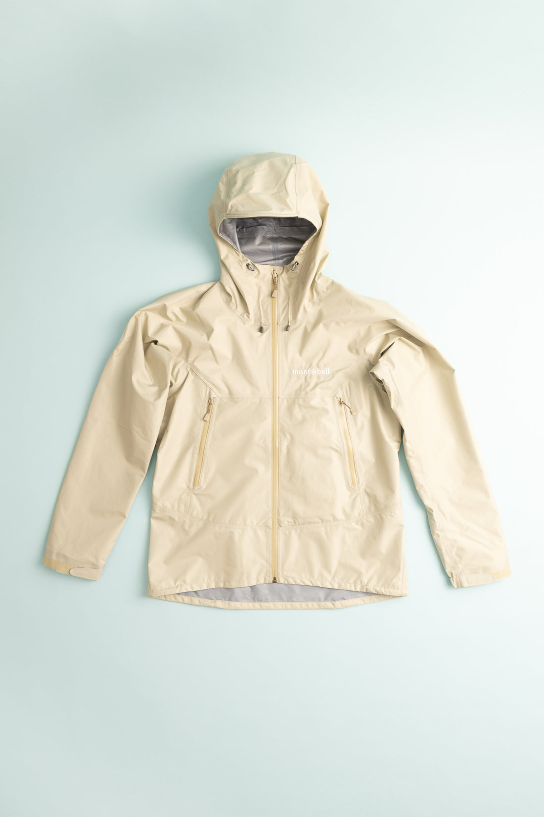 Montbell US Women's Rain Trekker Jacket in Ivory, view 1.