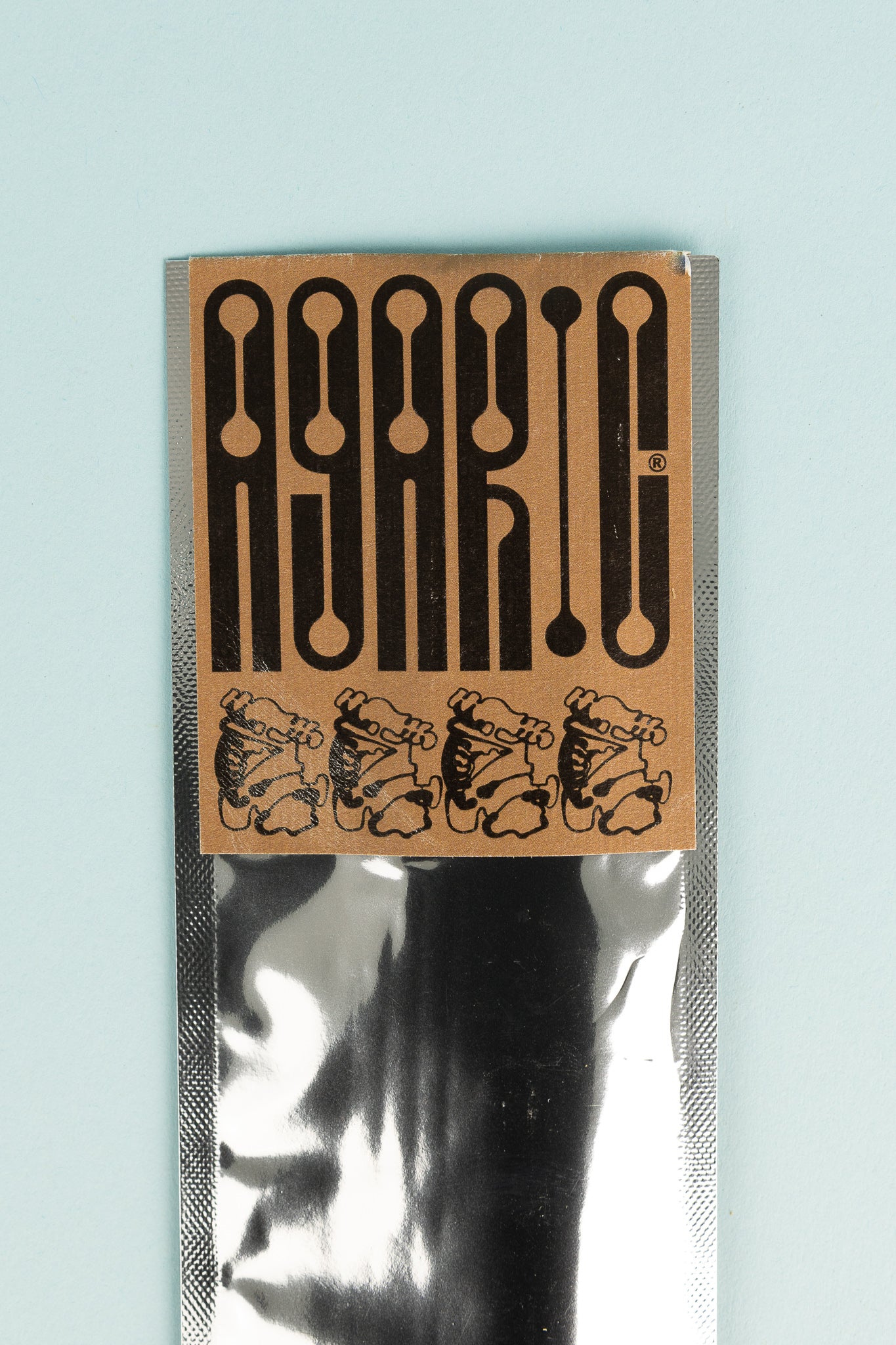 Bolaji Badejo Incense packaging featuring Agaric Fly branding and design.