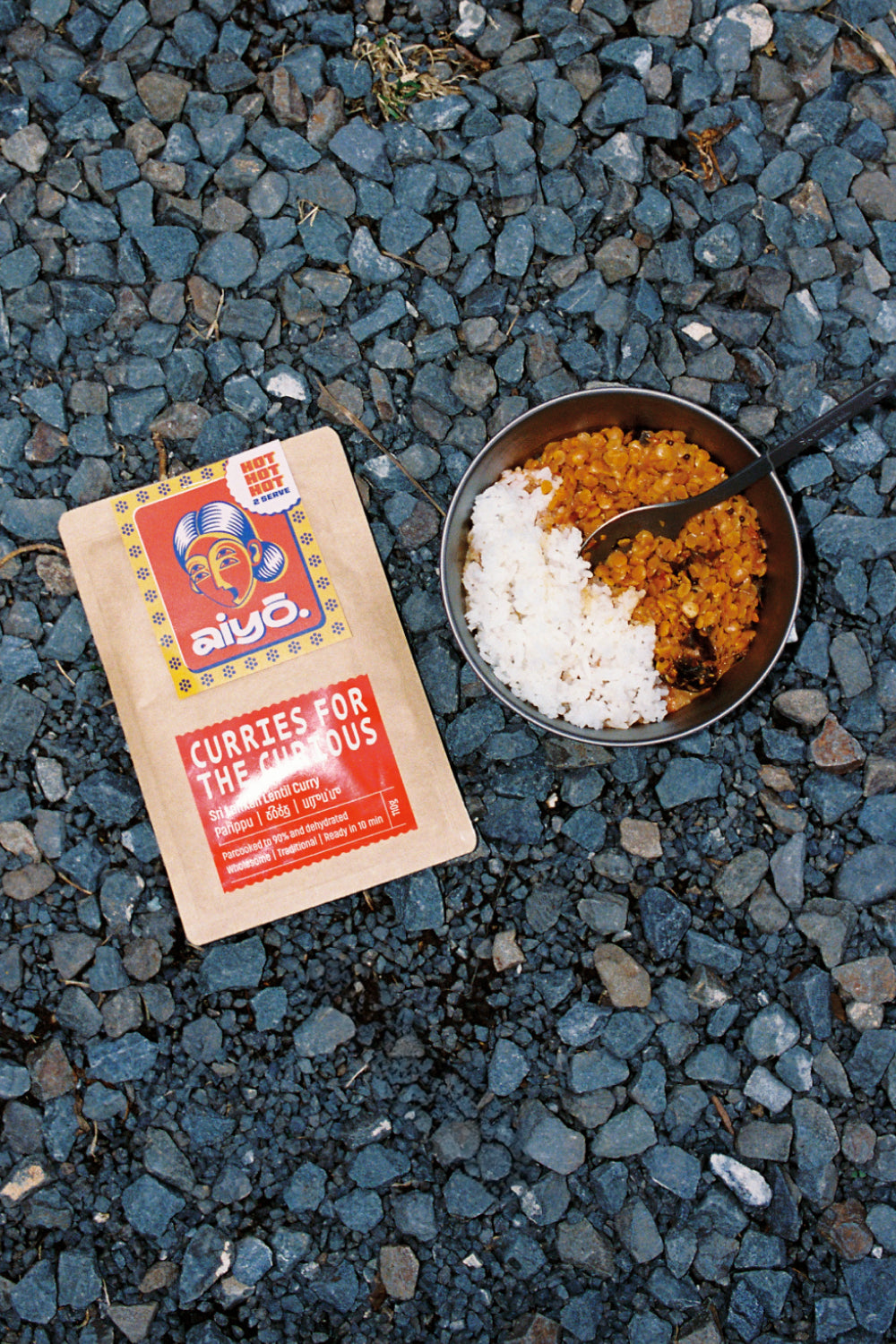 Aiyō Sri Lankan Lentil Curry Hot, 2 Serve, view 1.