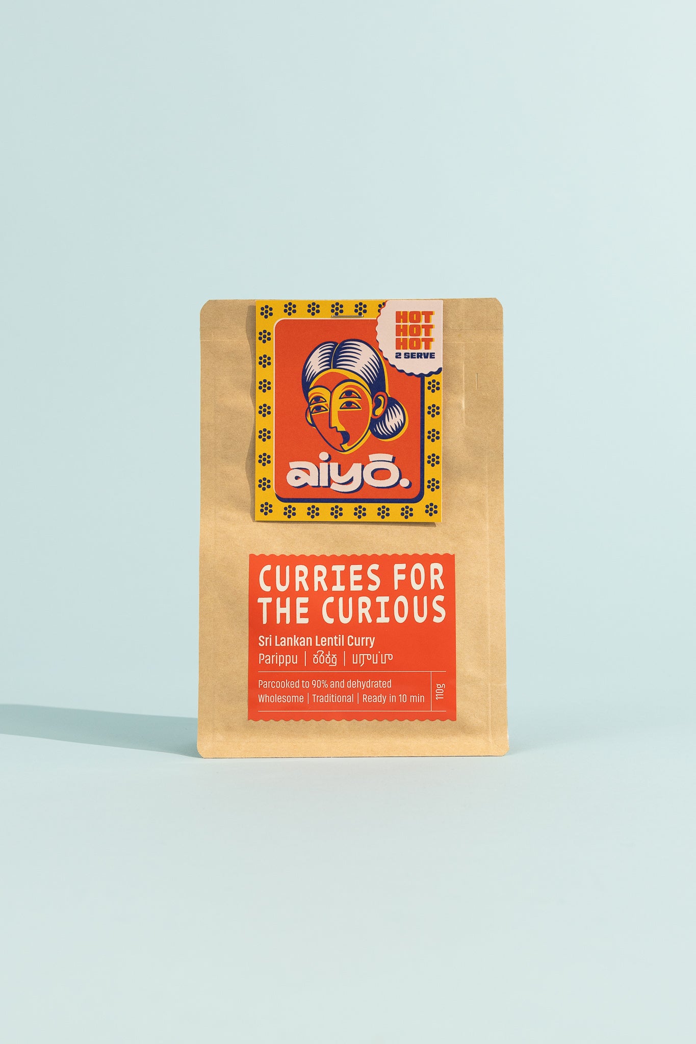 Aiyō Sri Lankan Lentil Curry Hot - 2 Serve