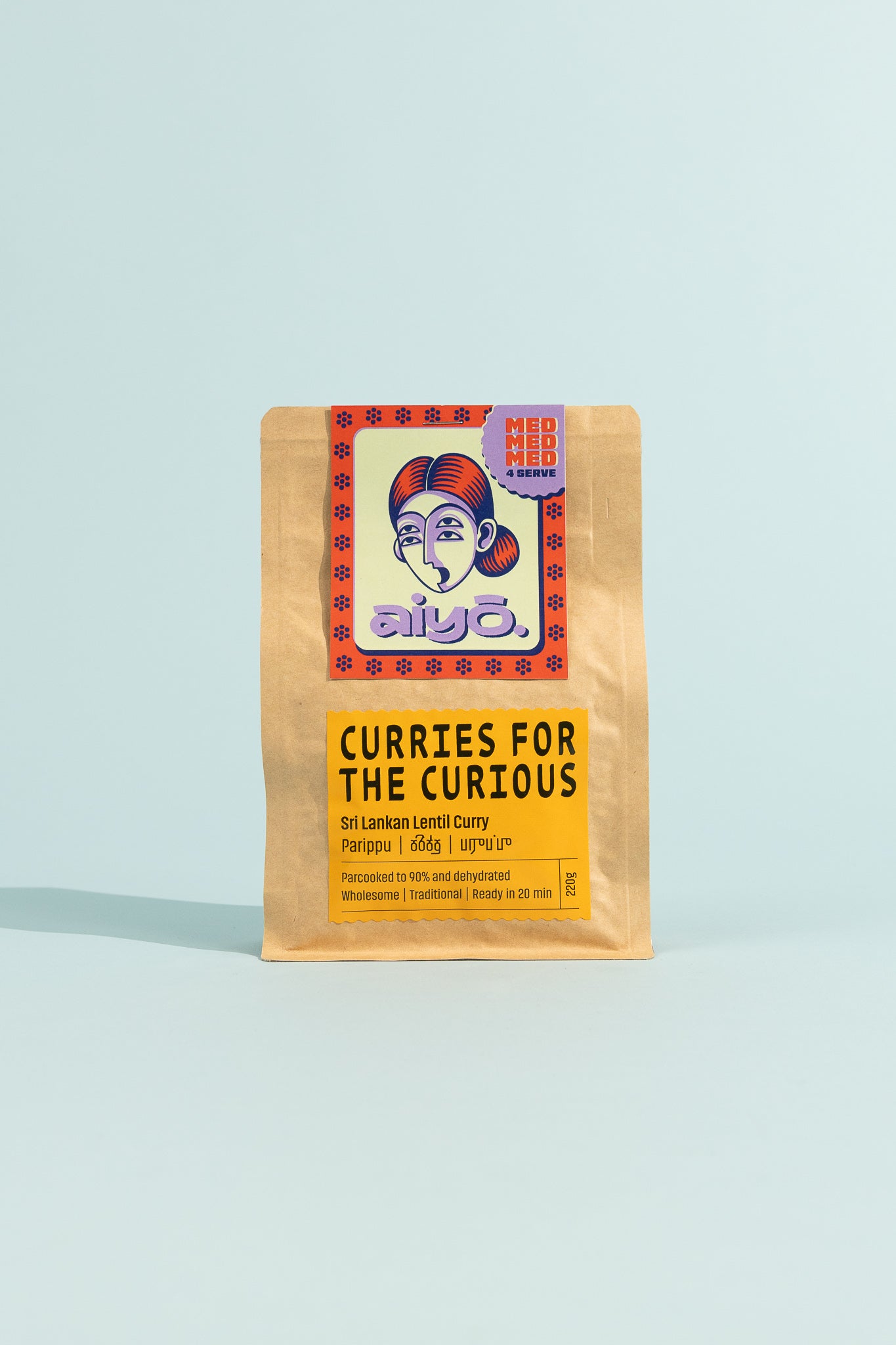 Aiyō Sri Lankan Lentil Curry Medium - 4 Serve