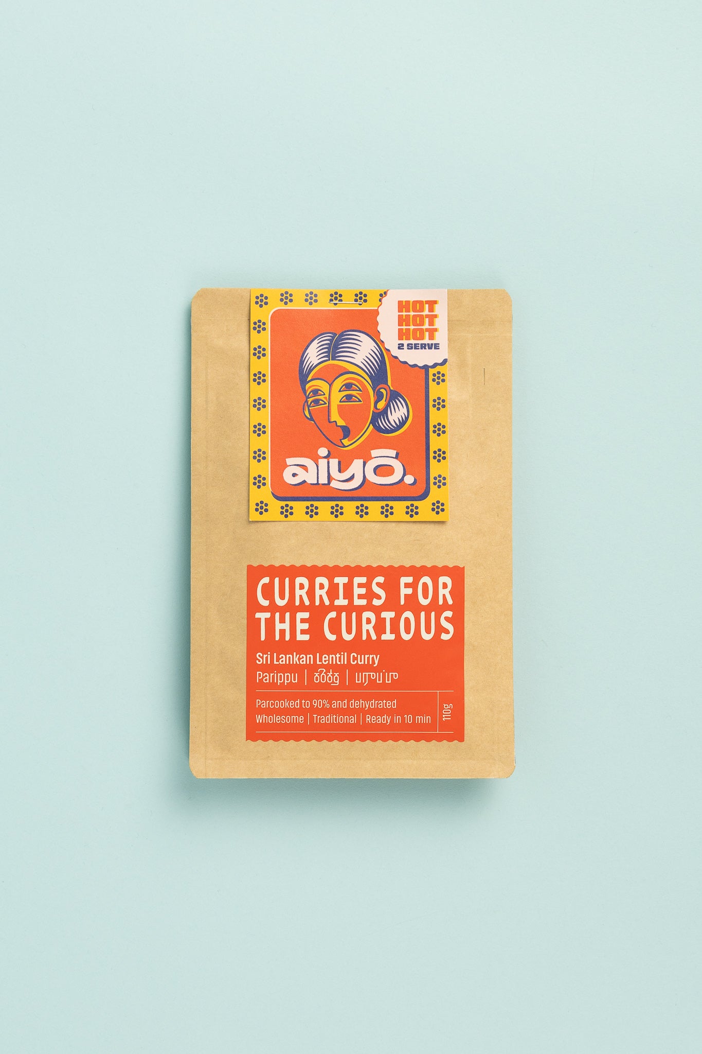 Aiyō Sri Lankan Lentil Curry Hot - 2 Serve