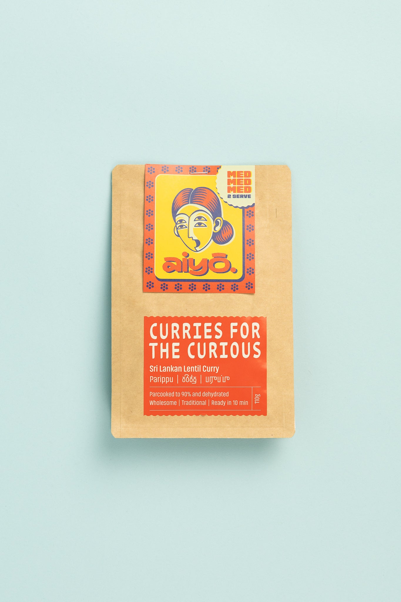 Aiyō Sri Lankan Lentil Curry Medium - 2 Serve