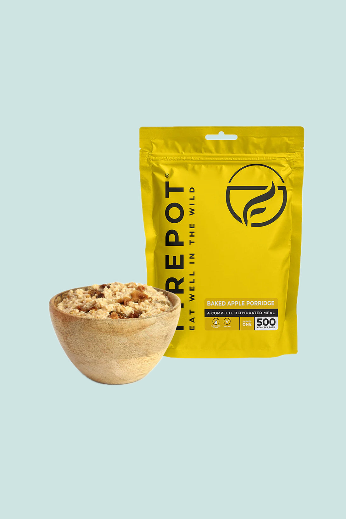 Firepot Baked Apple Porridge, Regular Serving.