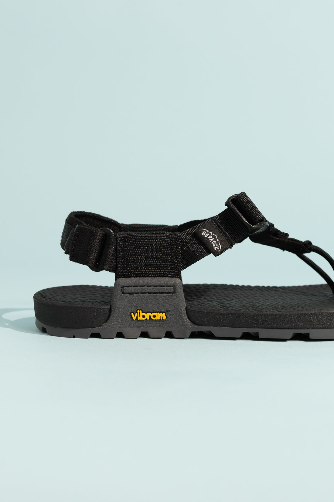 Bedrock Sandals Cairn Evo 3D PRO Sandals in black with Vibram sole, designed for outdoor adventures.