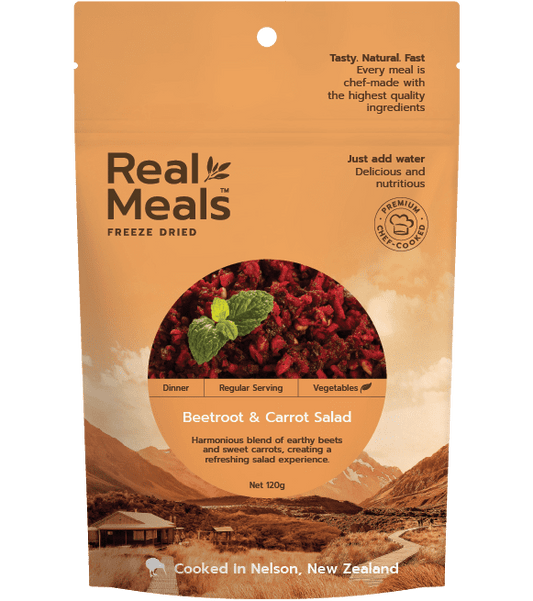 Real Meals Beetroot & Carrot Salad | Coffee Outdoors