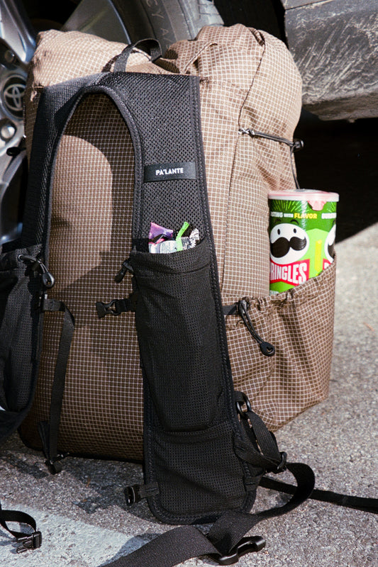 Desert Pack with Joey Straps - Brown Gridstop/Black Mesh