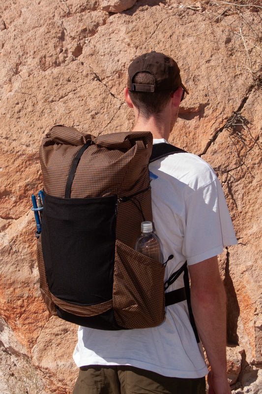 Desert Pack - Brown Gridstop/Black Mesh