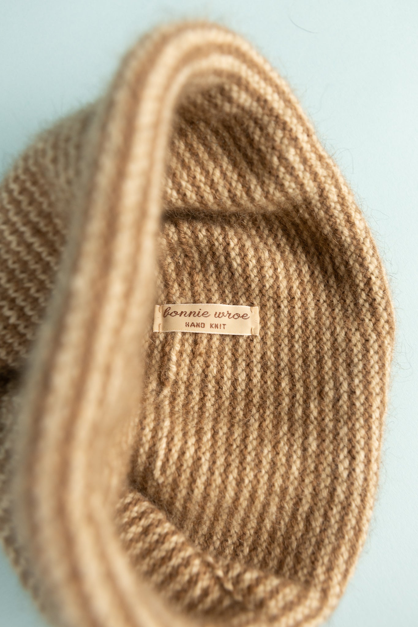 Bonnie Wroe Loop Hat - Caramel & Cream