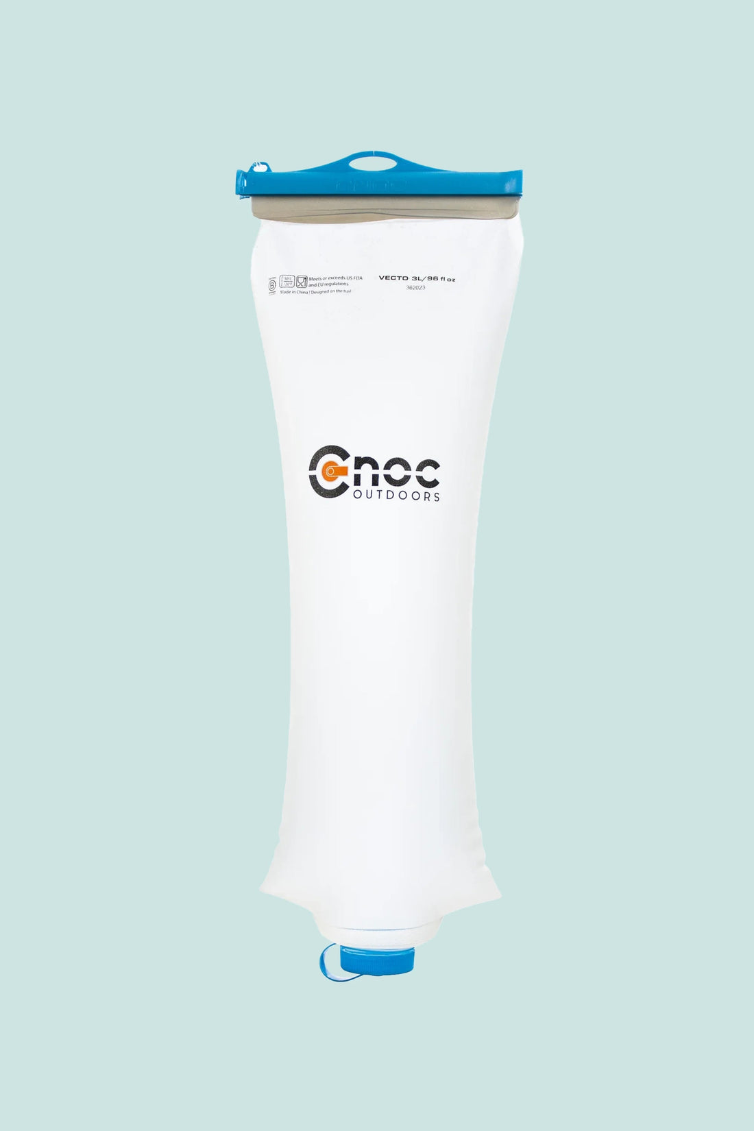 CNOC Vecto 3L Water Bladder 42mm Thread with dual opening system for outdoor hydration.