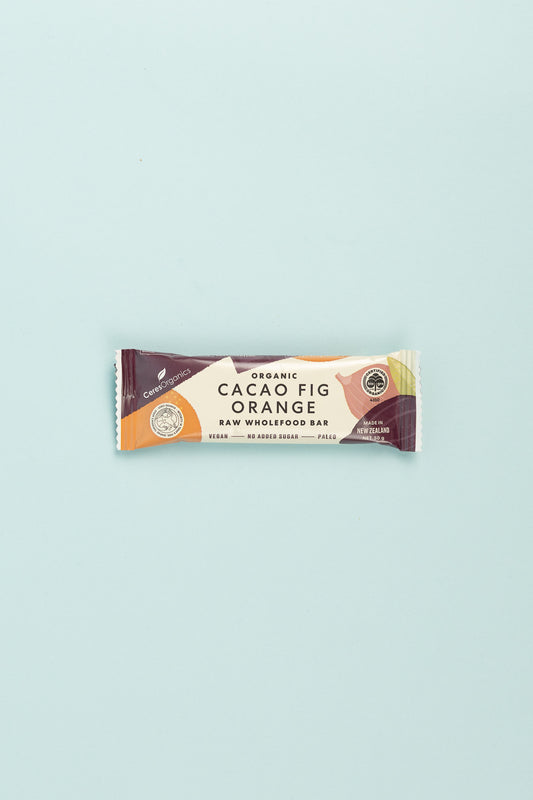 Ceres Organics Raw Wholefood Bar - Cacao Fig Orange