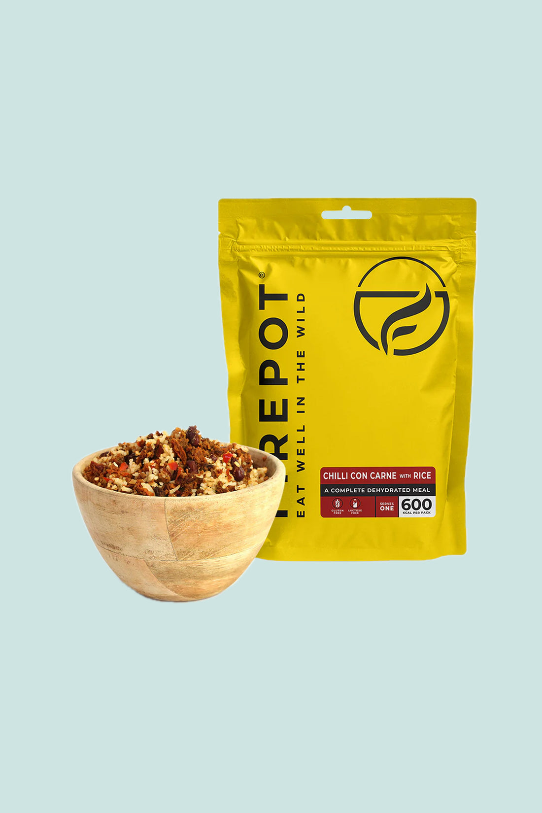 Firepot Chilli Con Carne with Rice, Regular Serving.