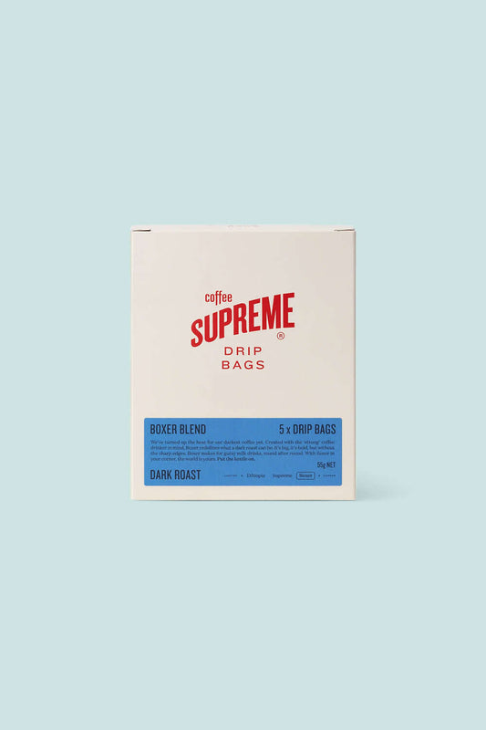 Coffee Supreme Drip Bags - Boxer | Coffee Outdoors