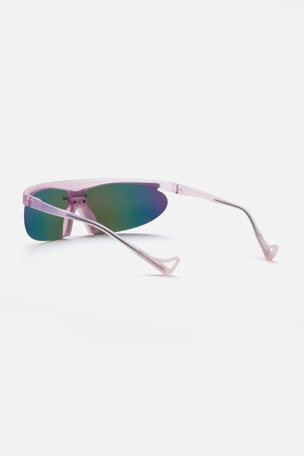 District Vision Koharu Eclipse Sunglasses - Pink Moon/D+ Spectral Mirror | Coffee Outdoors