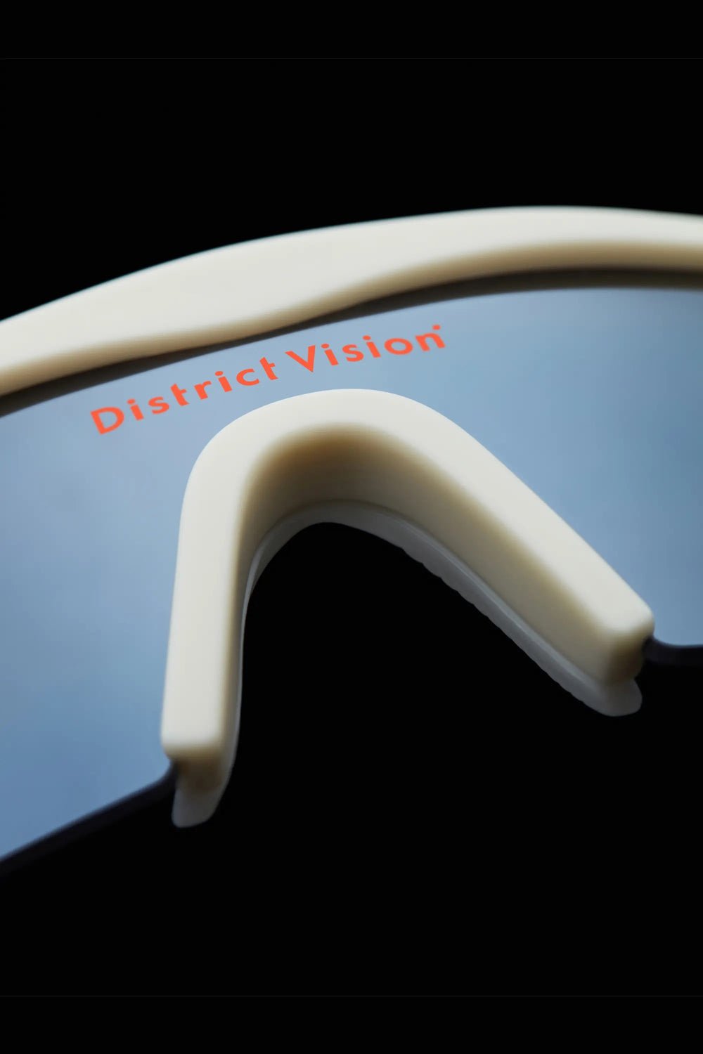 District Vision Koharu Eclipse Sunglasses - Limestone/D+ Onyx Mirror | Coffee Outdoors
