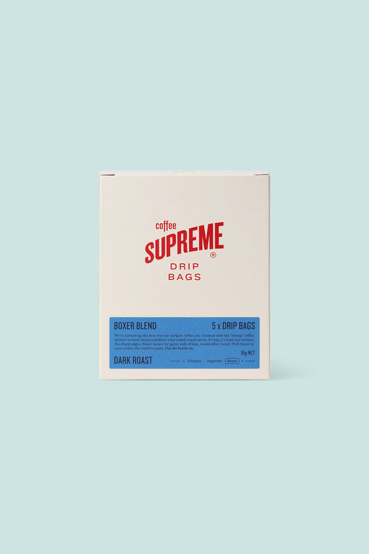 Coffee Supreme Drip Bags - Boxer | Coffee Outdoors