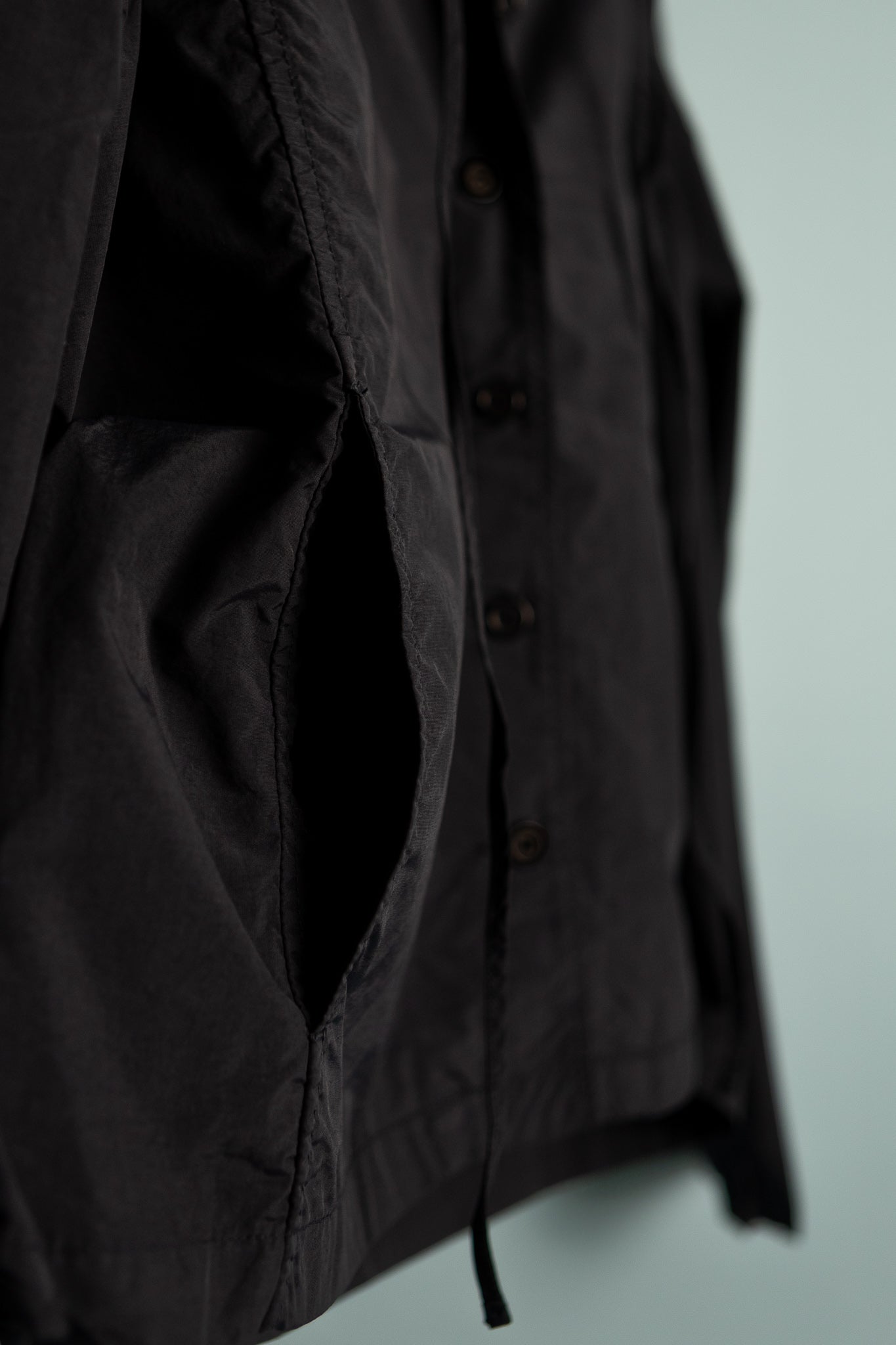 Snow Peak Garment Dyed Blouse - Black