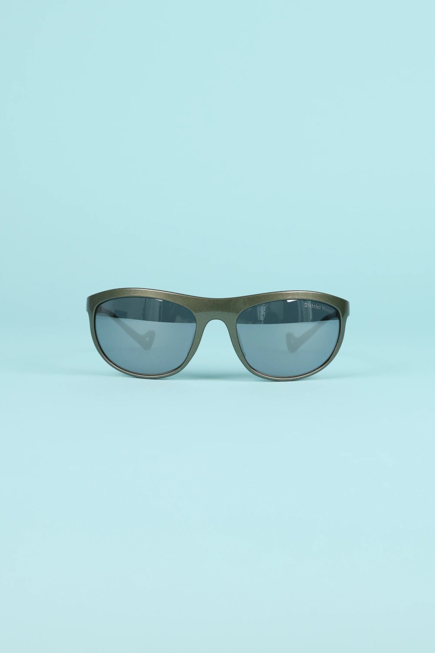 District Vision Takeyoshi Altitude Master Sunglasses - Silver Sage/D+ Onyx Mirror | Coffee Outdoors